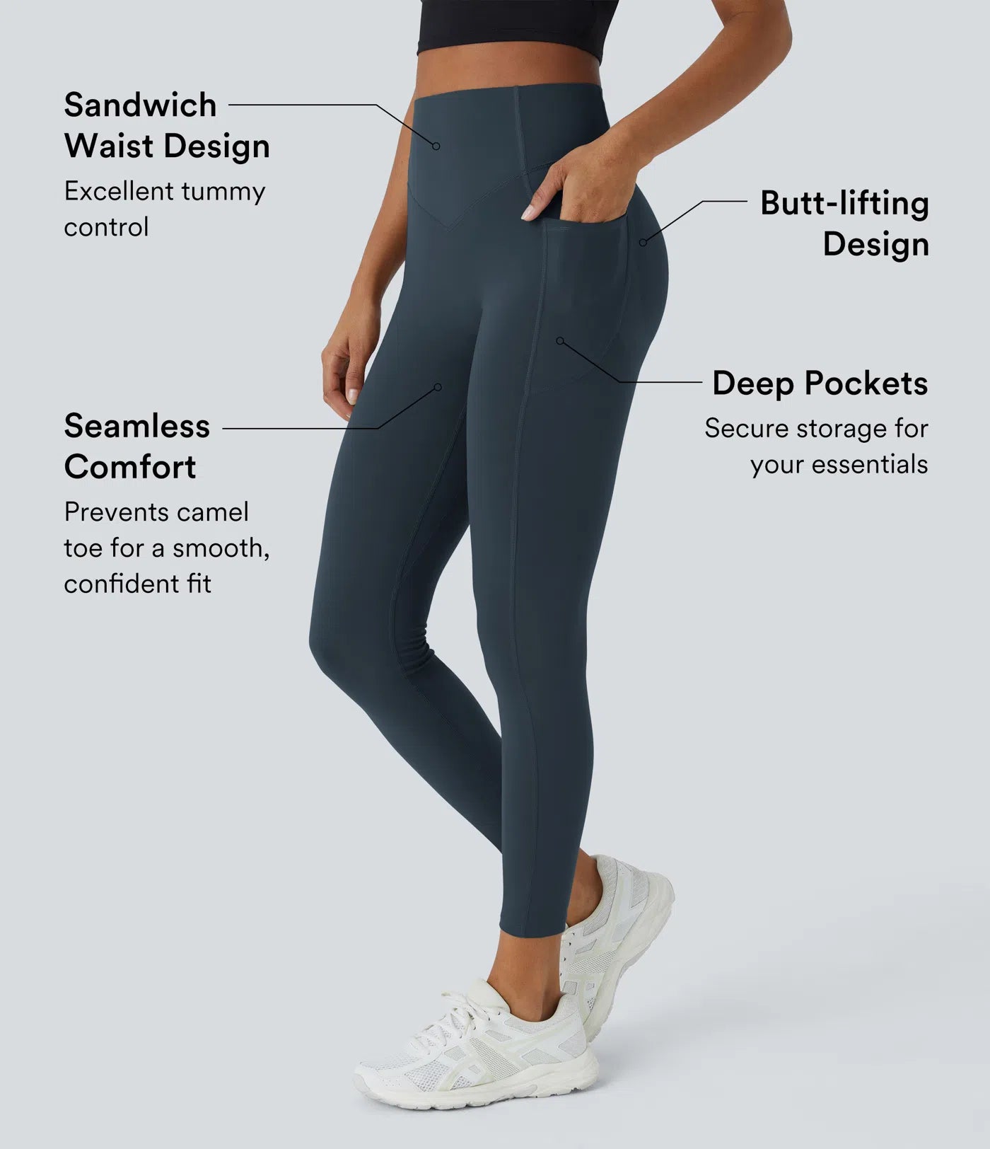 Halara® SoCinched High Waisted UltraSculpt Leggings